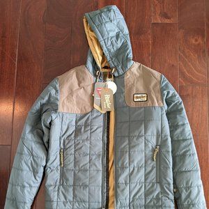 NWT Howler Bros Spellbinder Jacket in a smoked blue color, size Small